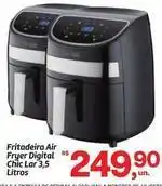 Fort Atacadista Chic - fritadeira air fryer digital lar 3,5 litros oferta