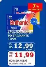 Assaí Atacadista Brilhante - lava-roupas em pó oferta