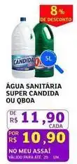 Assaí Atacadista Candida - água sanitária super oferta