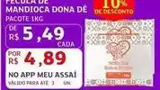 Assaí Atacadista Dona dê - fecula de mandioca oferta