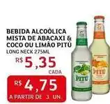 Assaí Atacadista Pitú - bebida alcoólica mista de abacaxi & coco ou limão oferta
