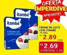 Assaí Atacadista Itambé - creme de leite leve oferta