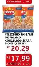 Assaí Atacadista Seara - filezinho sassami de frango congelado oferta