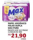 Assaí Atacadista Max - papel higiênico folha dupla pure oferta