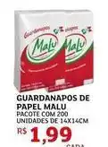 Assaí Atacadista Malu - guardanapos de papel oferta