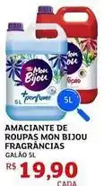 Assaí Atacadista De - amaciante de roupas mon bijou fragrâncias oferta