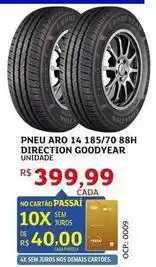 Assaí Atacadista Goodyear - pneu aro 14 185/70 88h direction oferta