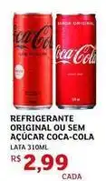 Assaí Atacadista Coca-cola - refrigerante original ou sem açúcar oferta