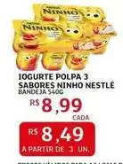 Assaí Atacadista Nestlé - iogurte polpa 3 sabores ninho oferta