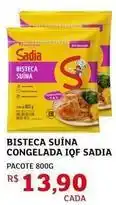 Assaí Atacadista Sadia - bisteca suína congelada iqf oferta