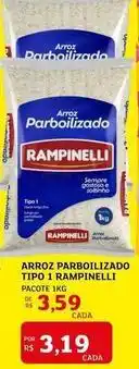 Assaí Atacadista Rampinelli - arroz parboilizado tipo 1 oferta