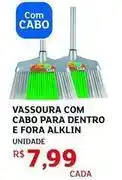 Assaí Atacadista Alklin - vassoura com cabo para dentro e fora oferta