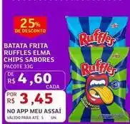 Assaí Atacadista Elma - batata frita ruffles chips sabores oferta