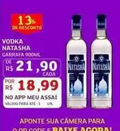 Assaí Atacadista Natasha - vodka oferta