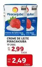 Assaí Atacadista Piracanjuba - creme de leite oferta