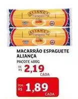 Assaí Atacadista Aliança - macarrão espaguete oferta