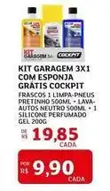 Assaí Atacadista Pretinho - kit garagem 3x 1 com esponja oferta