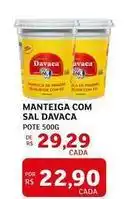 Assaí Atacadista Davaca - manteiga com sal oferta