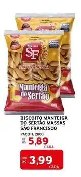 Assaí Atacadista Cia das massas - biscoito manteiga do serra oferta