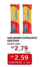 Assaí Atacadista Gostoso - macarrão espaguete oferta