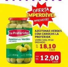 Assaí Atacadista Preferida - azeitonas verdes com carocos oferta