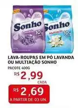 Assaí Atacadista Novo - lava-roupas em pó lavanda ou multiação oferta