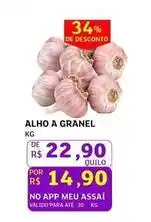 Assaí Atacadista De - alho a granel oferta