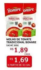 Assaí Atacadista Bonare - molho de tomate tradicional oferta