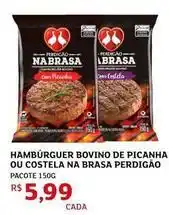 Assaí Atacadista Perdigão - hambúrguer bovino de picanha ou costela na brasa oferta