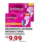 Assaí Atacadista Intimus - absorvente interno tipos oferta
