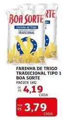 Assaí Atacadista Boa sorte - farinha de trigo tradicional tipo 1 oferta