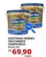 Assaí Atacadista Campo belo - azeitonas verdes sem caroço oferta