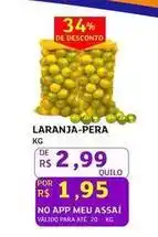 Assaí Atacadista Meu - laranja-pera oferta