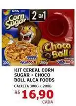 Assaí Atacadista Alca foods - kit cereal corn sugar + choco boll oferta