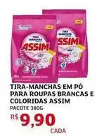 Assaí Atacadista Assim - tira-manchas em po para roupas brancas e coloridas oferta