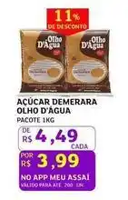 Assaí Atacadista Olho d´agua - açúcar demerara oferta