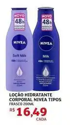 Assaí Atacadista Nivea - loção hidratante corporal tipos oferta