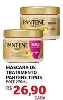 Assaí Atacadista Pantene - máscara de tratamento tipos oferta