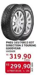 Assaí Atacadista Goodyear - pneu 165/70r13 83t direction 2 touring oferta