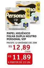 Assaí Atacadista Personal vip - papel higiênico folha dupla neutro oferta