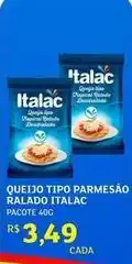 Assaí Atacadista Italac - queijo tipo parmesão ralado oferta