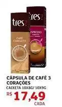 Assaí Atacadista 3 corações - cápsula de café oferta