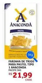 Assaí Atacadista Anaconda - farinha de trigo para pastel tipo 1 oferta