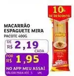 Assaí Atacadista Pacote - macarrão espaguete oferta