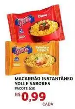 Assaí Atacadista Sabores - macarrão instantâneo yolle sabores oferta