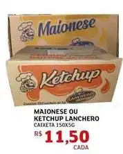 Assaí Atacadista Lanchero - maionese ou ketchup oferta