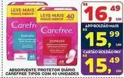 Roldão Carefree - absorvente protetor diário oferta