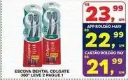 Roldão Colgate - escova dental oferta