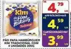 Roldão Kim - pão para hambúrguer oferta