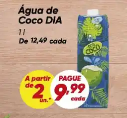Dia Água de Coco DIA oferta